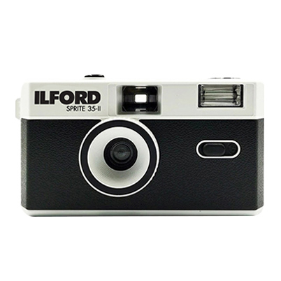 Ilford Sprite 35-II Film Camera Black 35mm Film Camera Reusable 